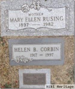 Helen B. Rusing Corbin