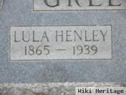 Lula Henley Greenlee