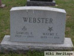 Mayme E Webster