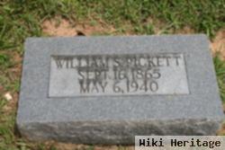 William S Pickett