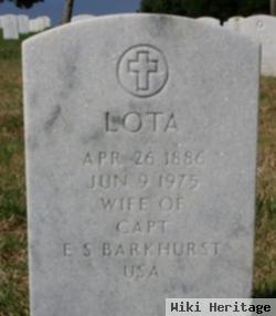 Lota Carr Booth Barkhurst