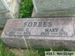 Mary A Forbes