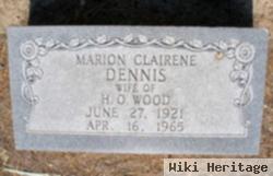 Marion Clairene Dennis Wood