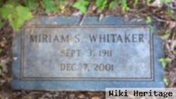 Miriam S. Whitaker