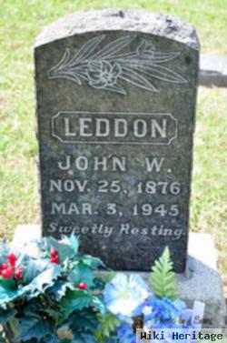 John W Leddon