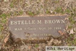 Estelle M Brown