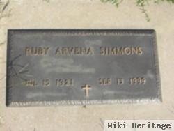 Ruby Arvena Mcdonald Simmons