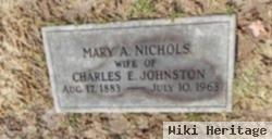 Mary A Nichols Johnston