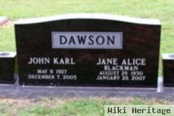 Jane Alice Blackman Dawson