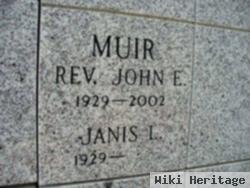 Rev John E Muir