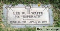 Lee W Waite