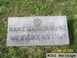 Bernice Elizabeth Watts Haynes