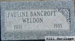 Pauline Bancroft Weldon