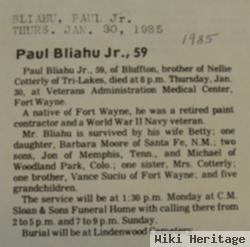 Paul Bliahu, Jr