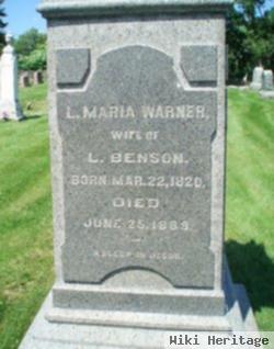 Lydia Maria Warner Benson