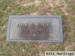 Alice M Nixon