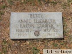 Annie Elizabeth "betty" Eaton Cooper