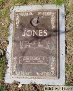 Gertrude P Jones