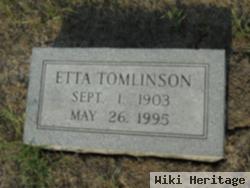 Etta Tomlinson