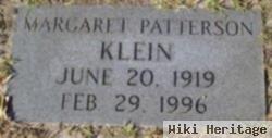 Margaret Patterson Klein