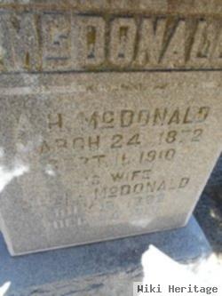 A. H. Mcdonald