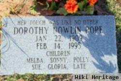 Dorothy Nowlin Pope