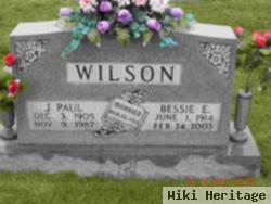 Bessie E Wilson