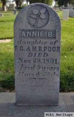 Annie B Poor