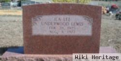 Ida Lee Underwood Lewis