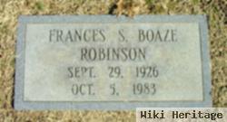 Frances S Boaze Robinson