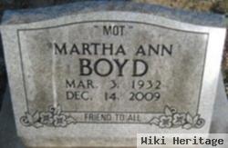 Martha Ann "mot" Boyd