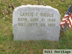 Carrie F Riddle