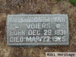 Mrs Margaret Ann Abbott Voiers