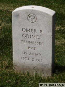 Omer B Grimes