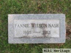 Fannie Melessa (Williams) Wilson Nash