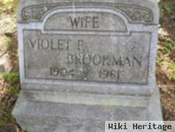 Violet F. Brookman