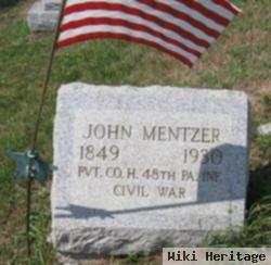 Pvt John Mentzer