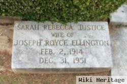 Sarah Rebecca Justice Ellington