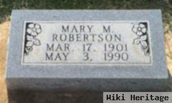 Mary M. Robertson