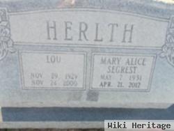 Mary Alice Segrest Herlth