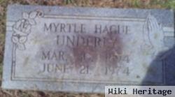 Myrtle Hague Underly