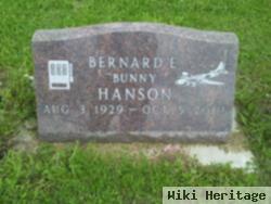 Bernard Emanuel "bunny" Hanson