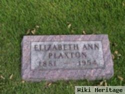 Elizabeth Ann Plaxton