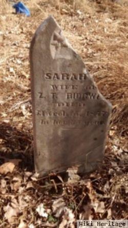 Sarah A. Ridgway