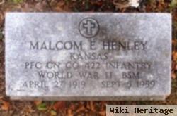 Malcom E. Henley