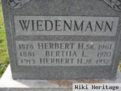 Herbert H Wiedenmann, Sr