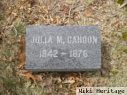 Julia M Cahoon