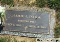 Bessie E. Taylor