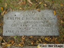 Ralph L Hendrickson