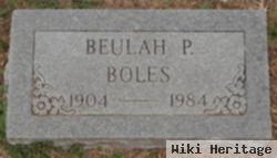 Beulah Penelope Boles